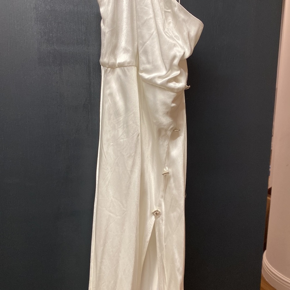 Revolve Hailey Gown in Ivory